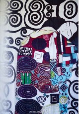 Pañuelo de seda El Abrazo de Gustav Klimt